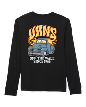 Kids Fired Up Long Sleeve T-Shirt - Black