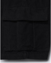 Corduroy Loose Cargo 22" Short - Black