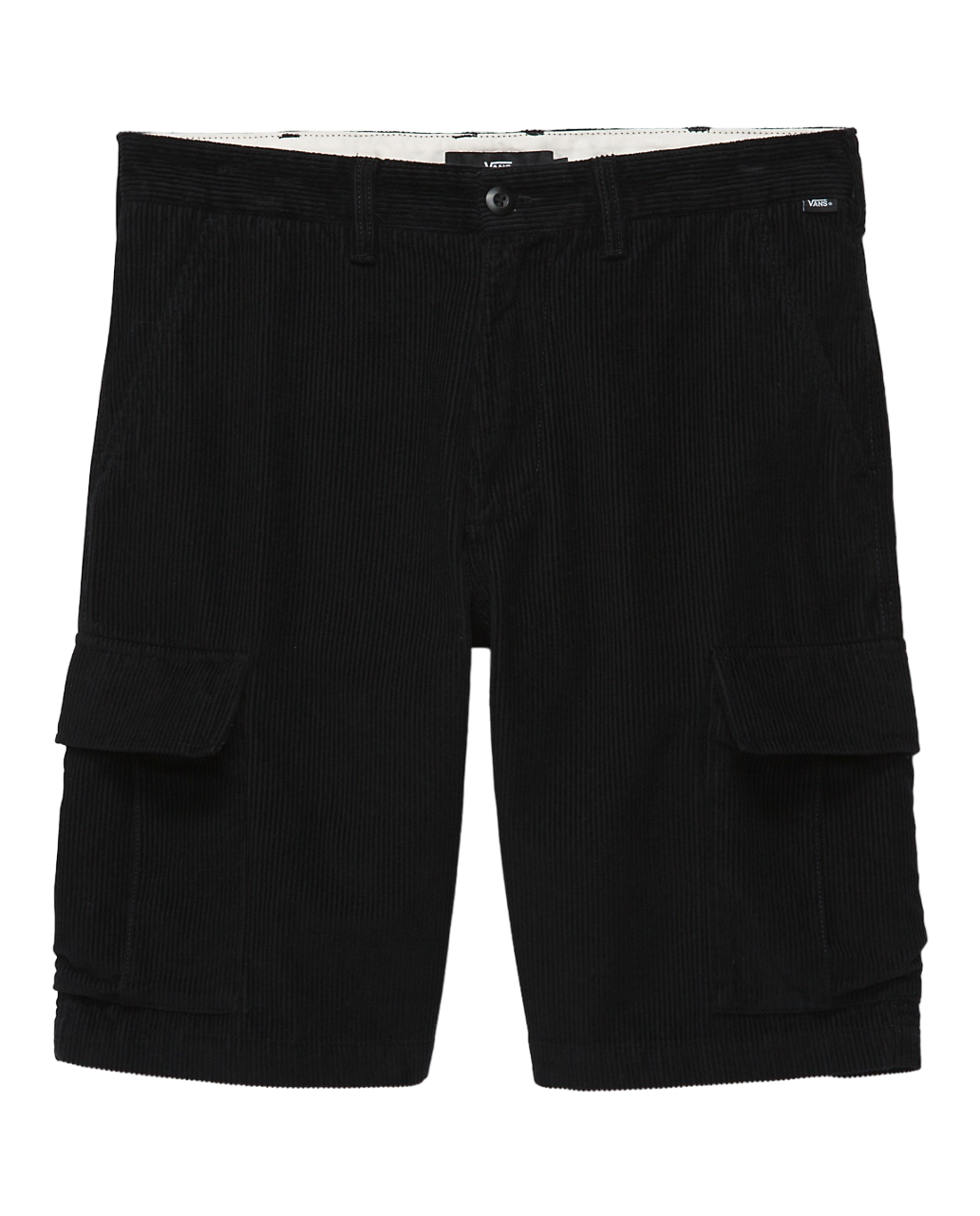 Corduroy Loose Cargo 22" Short - Black