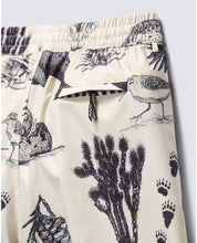 Primary Apple Elastic 18" Boardshort - Antique White/Black