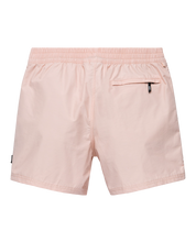 Primary Solid Elastic 19" Volley Boardshorts - Rose Smoke