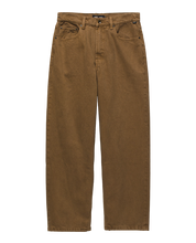 Pantalon en jean baggy Check-5 - Sépia