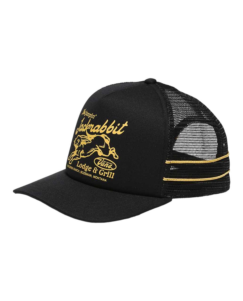 Vanimal Curved Bill Trucker Hat - Black