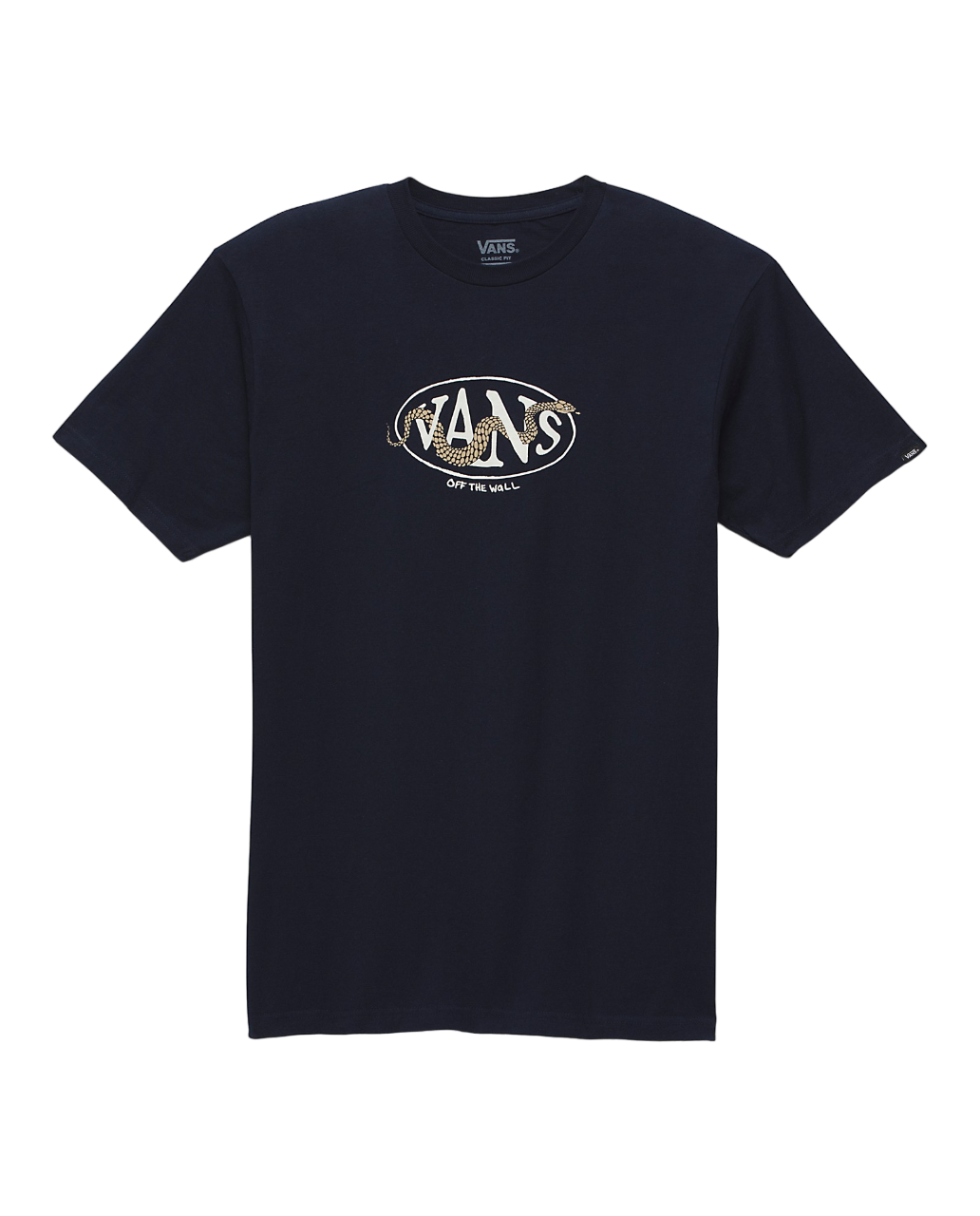 Snaked Center Logo T-Shirt - Navy