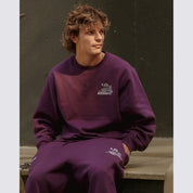 x Alltimers Dorm Pullover Crew Fleece - Blackberry Cordial