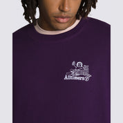 x Alltimers Dorm Pullover Crew Fleece - Blackberry Cordial