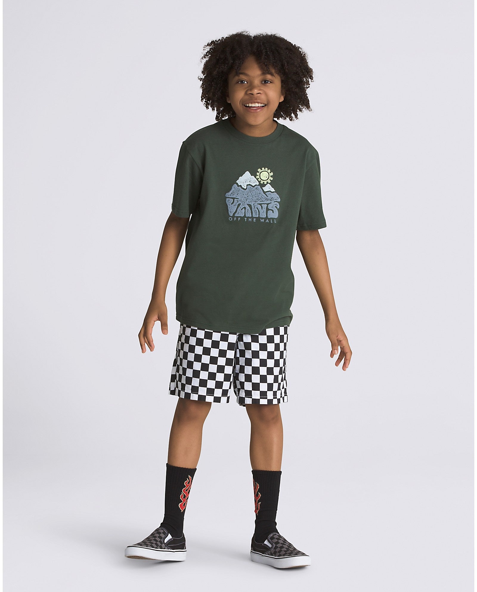 Kids Blue Mountains T-Shirt - Deep Forest