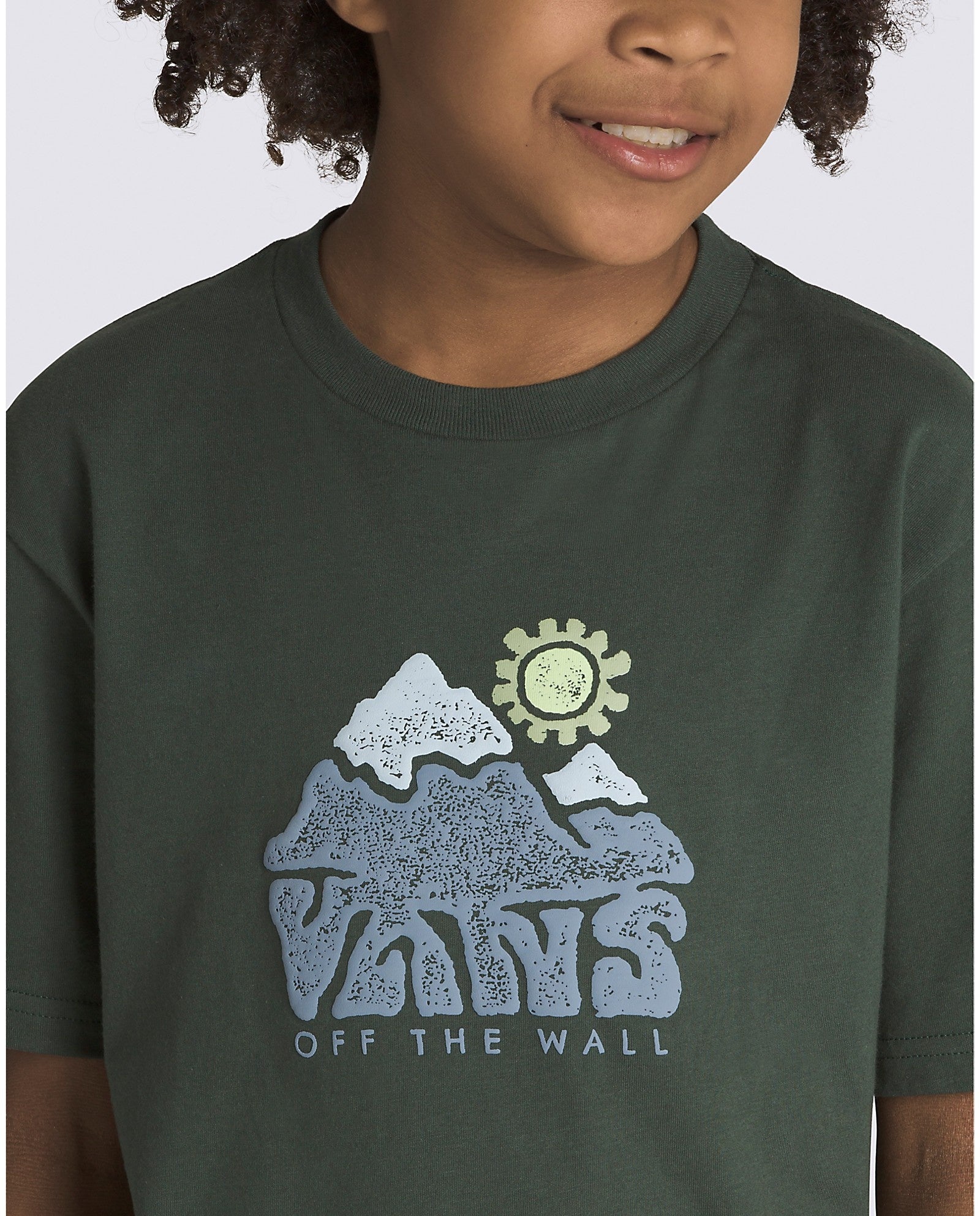 Kids Blue Mountains T-Shirt - Deep Forest