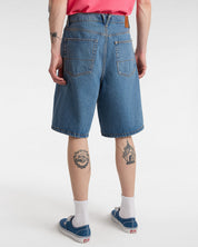 Check-5 Baggy Denim 23'' Shorts - Stonewash Blue