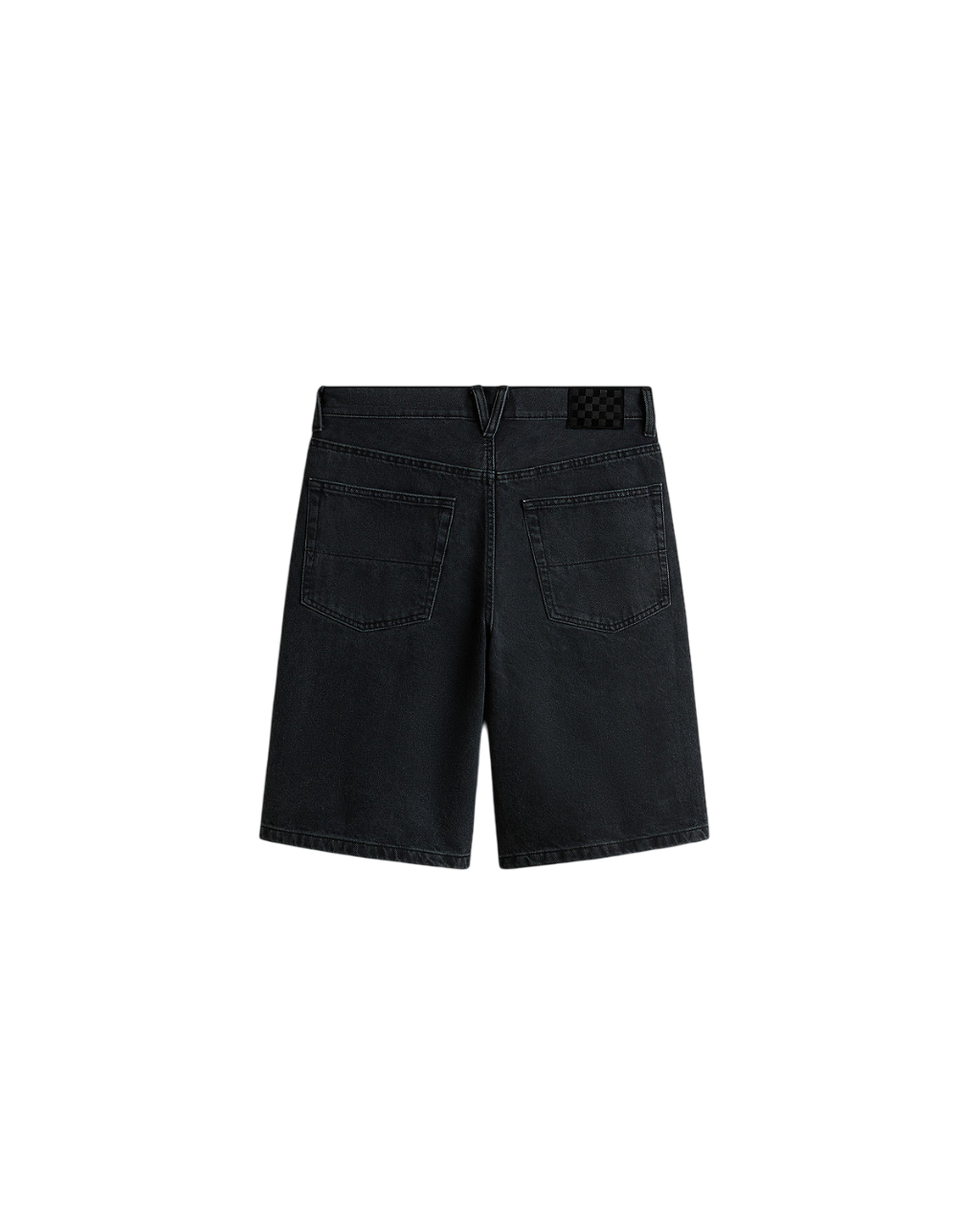 Check-5 Baggy Denim 23'' Shorts - Washed Black