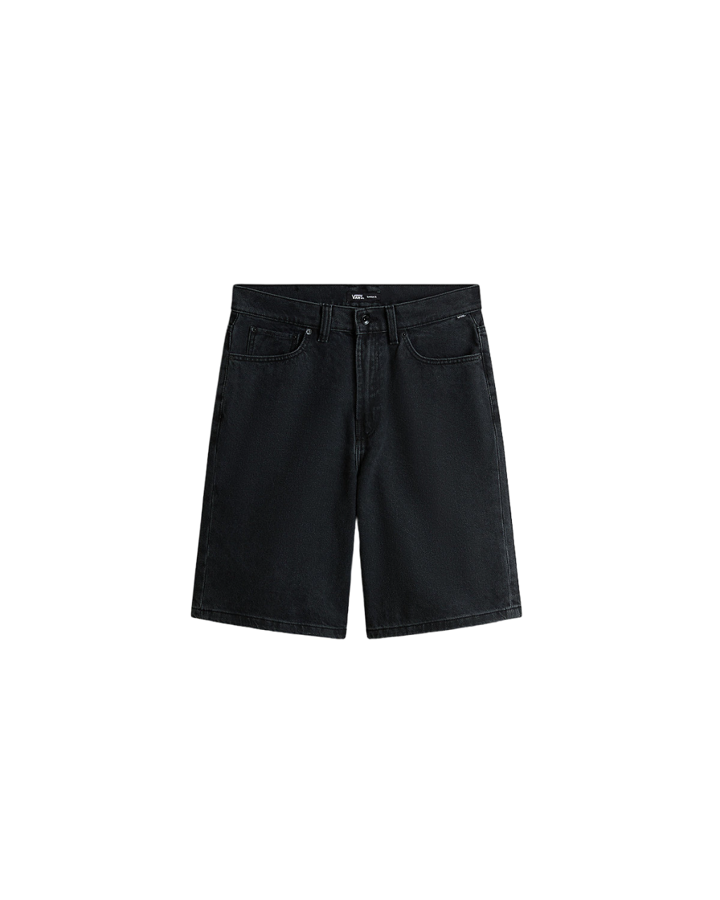 Check-5 Baggy Denim 23'' Shorts - Washed Black