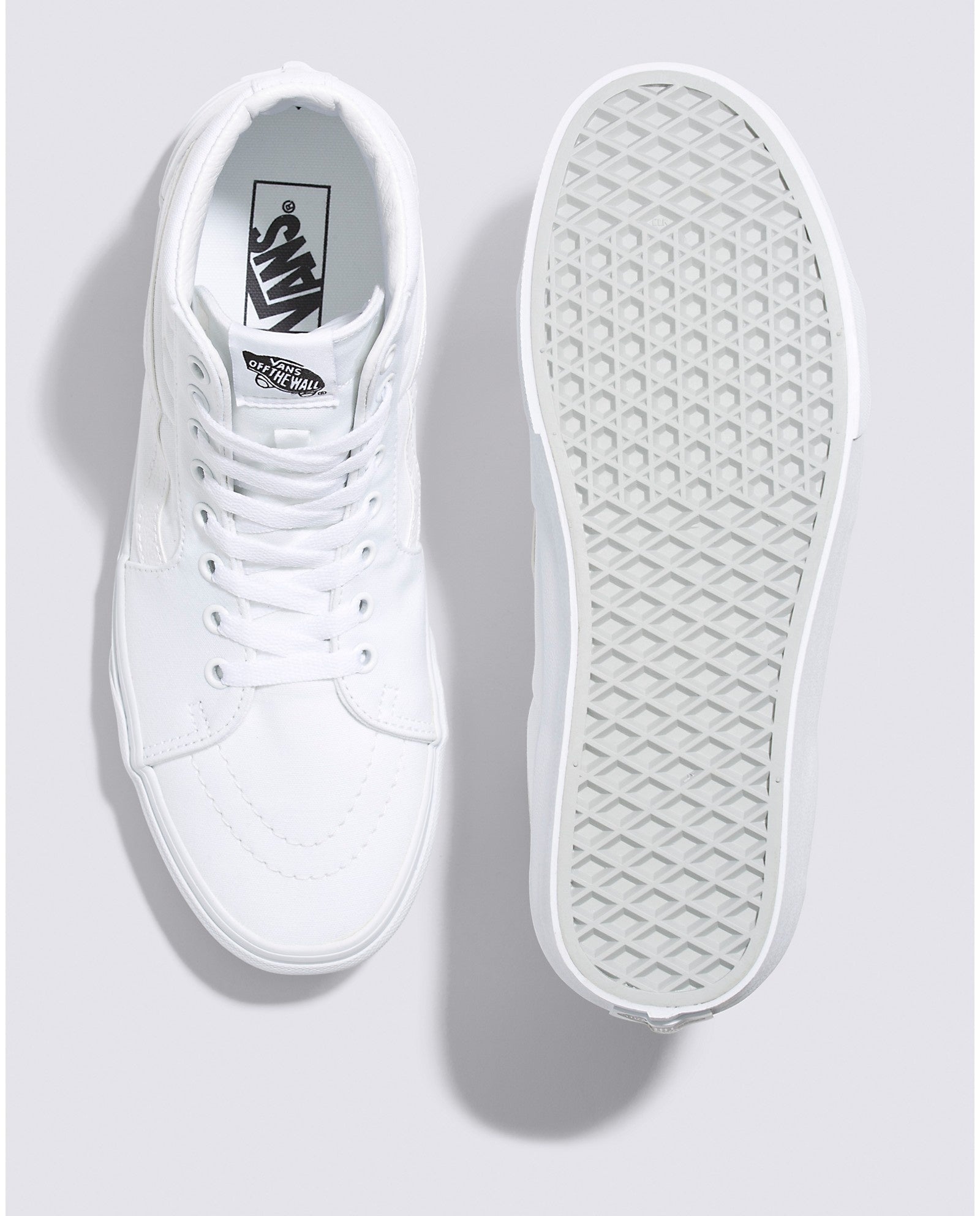 Sk8-Hi Canvas - True White