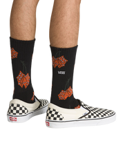 Winding Road Crew Socks - Black