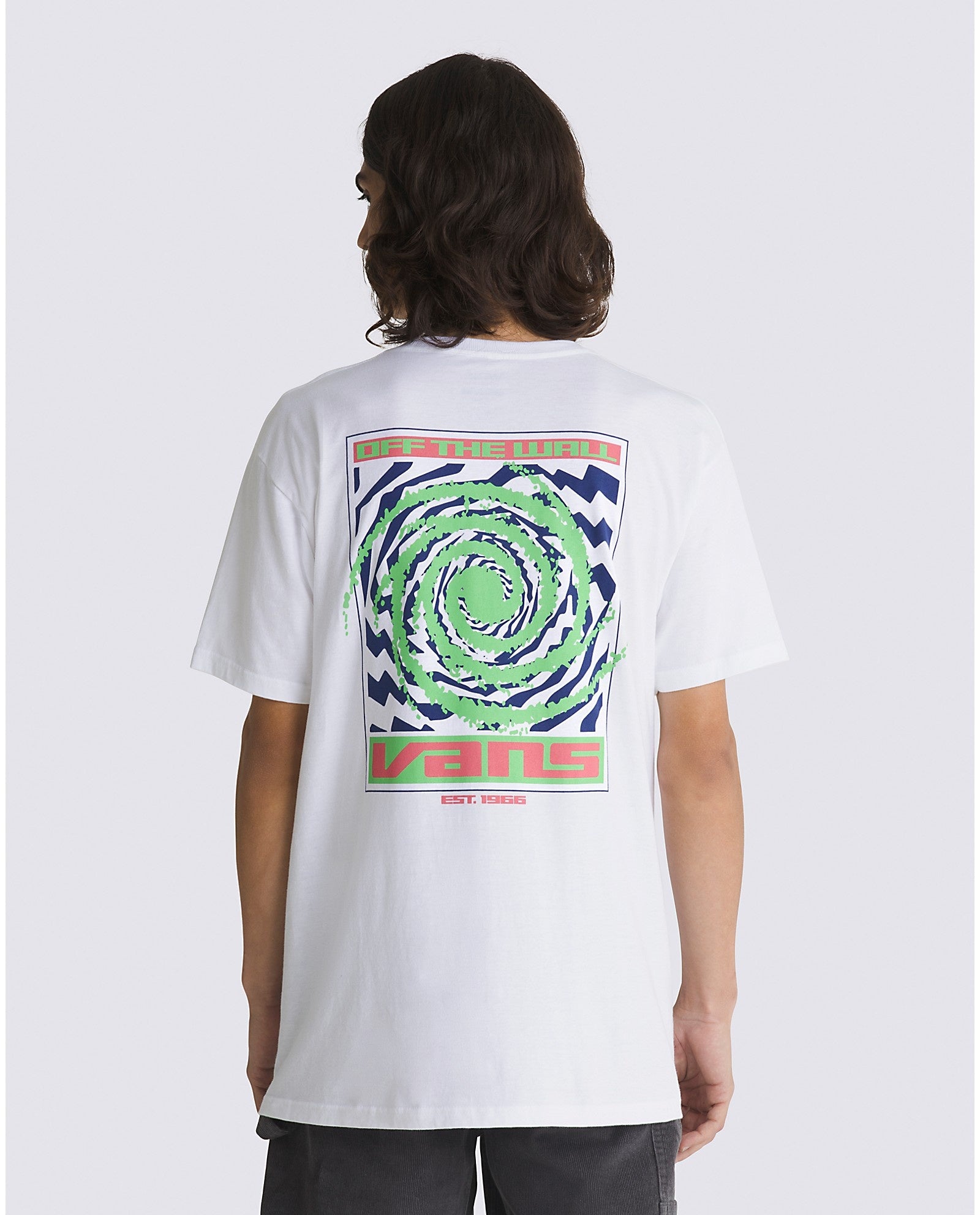 T-shirt Wormhole Warped - Blanc 