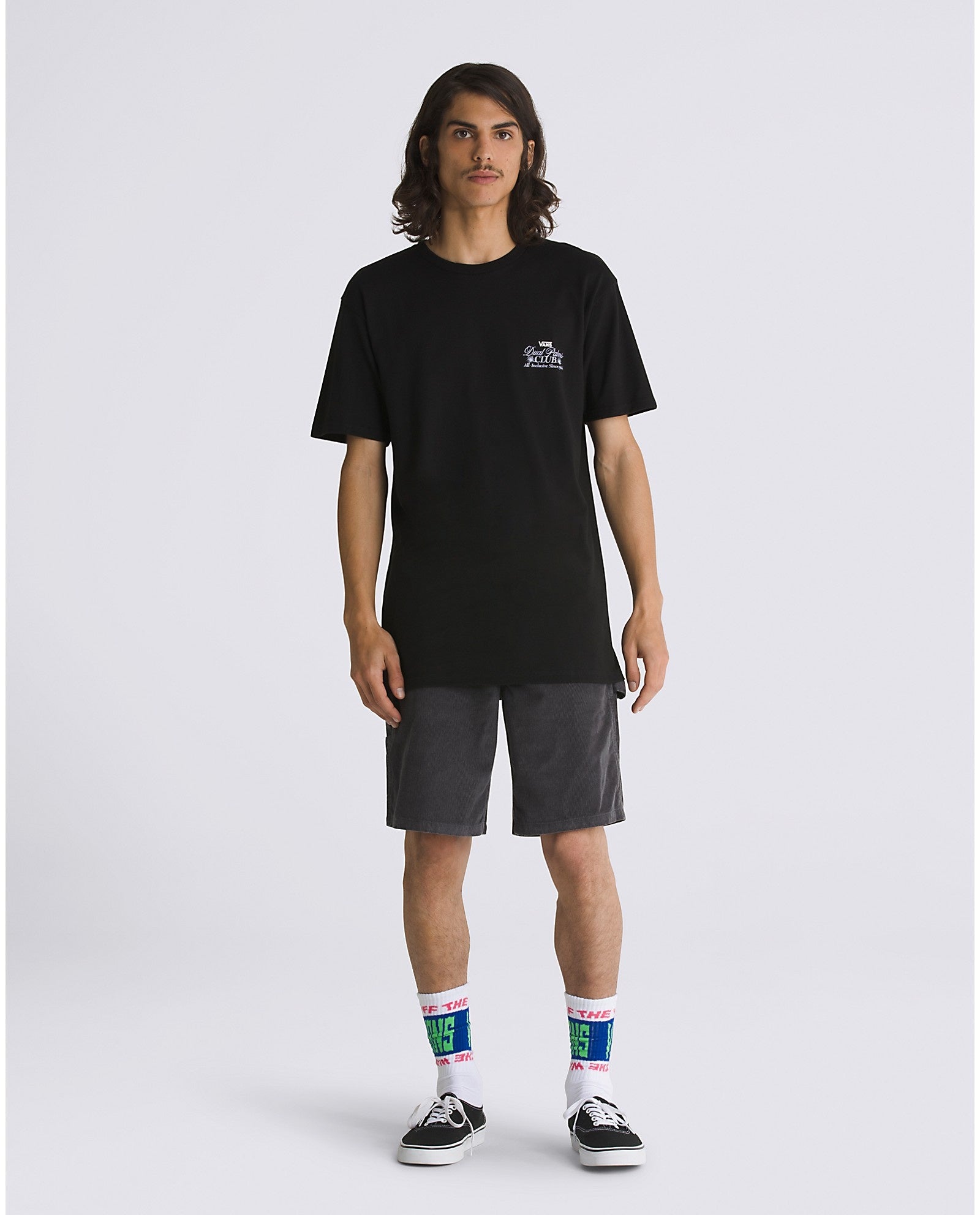 Dual Palms Club T-Shirt - Black