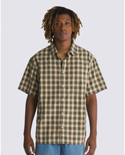 Hadley Buttondown Shirt - Oatmeal/Bistro Green