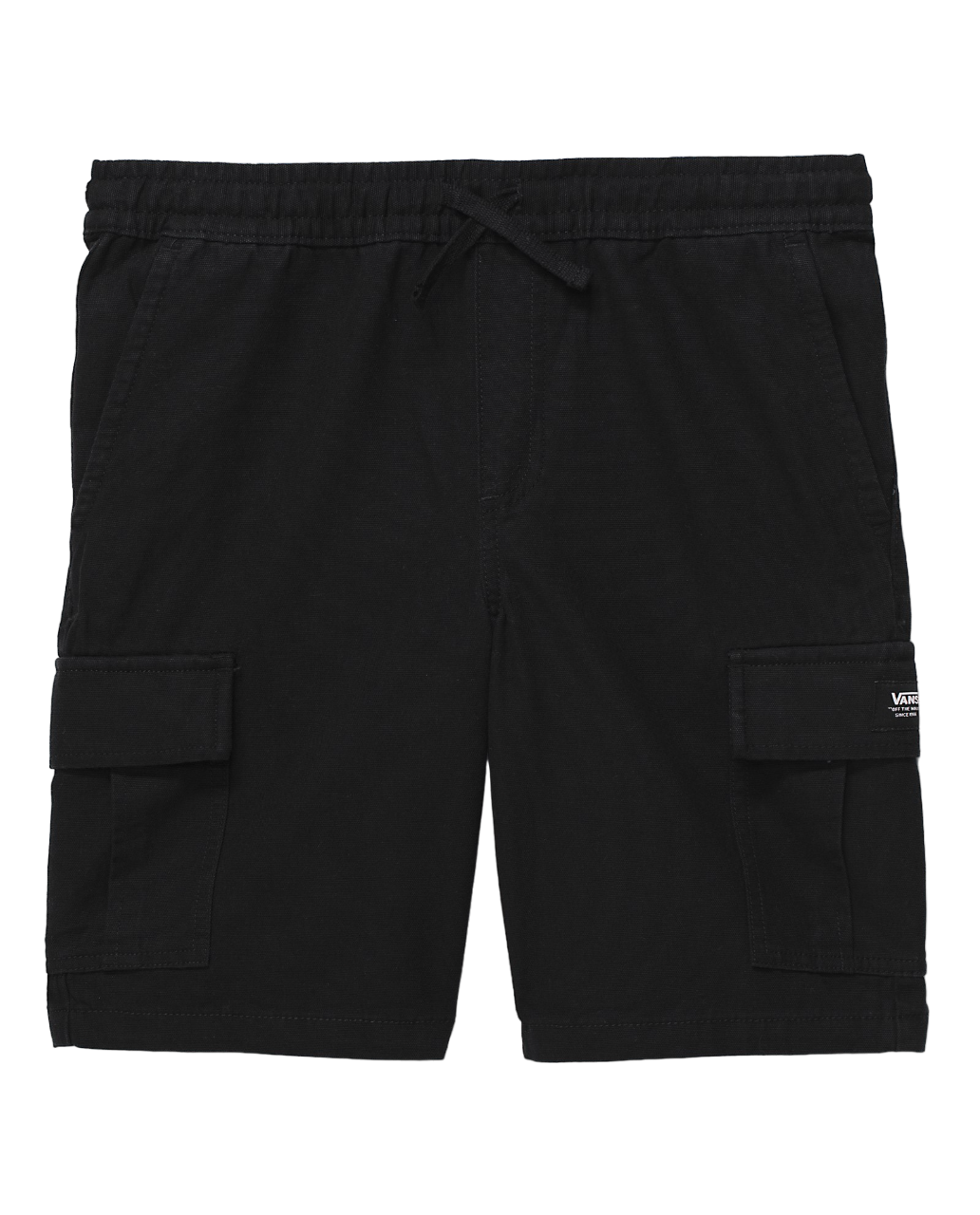 Kids Range Elastic Waist 18'' Cargo Shorts - Black