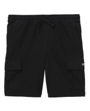 Kids Range Elastic Waist 18'' Cargo Shorts - Black