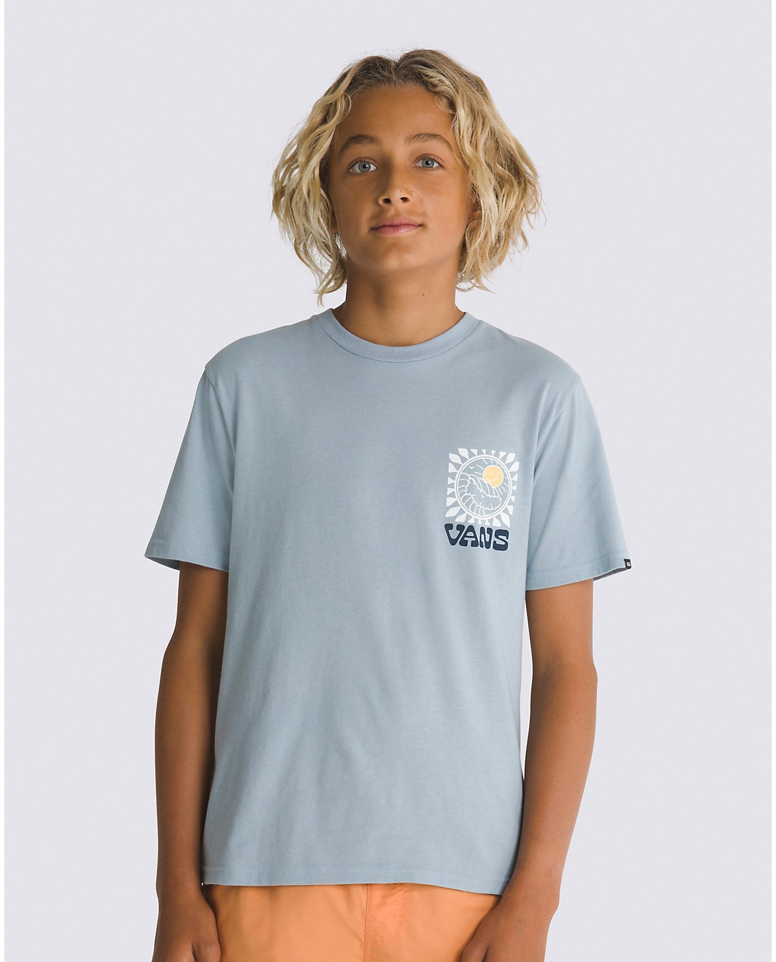 Kids Rise And Shine T-Shirt - Dusty Blue