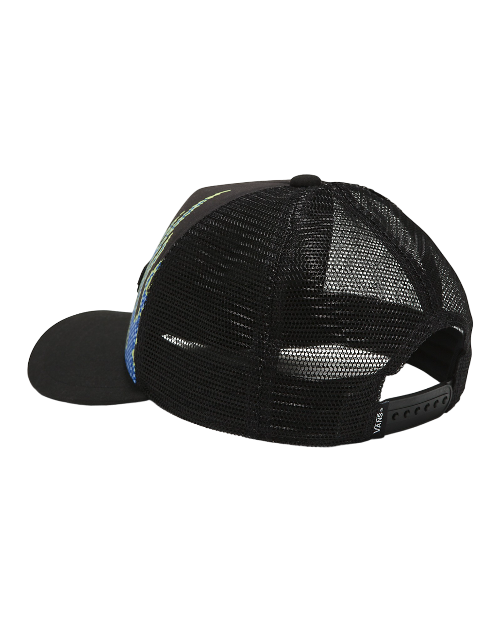 Casquette camionneur Pixel Flame pour enfants - Noir