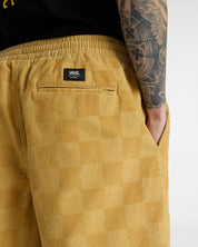 Range Checkerboard Cord Loose Shorts - Antelope