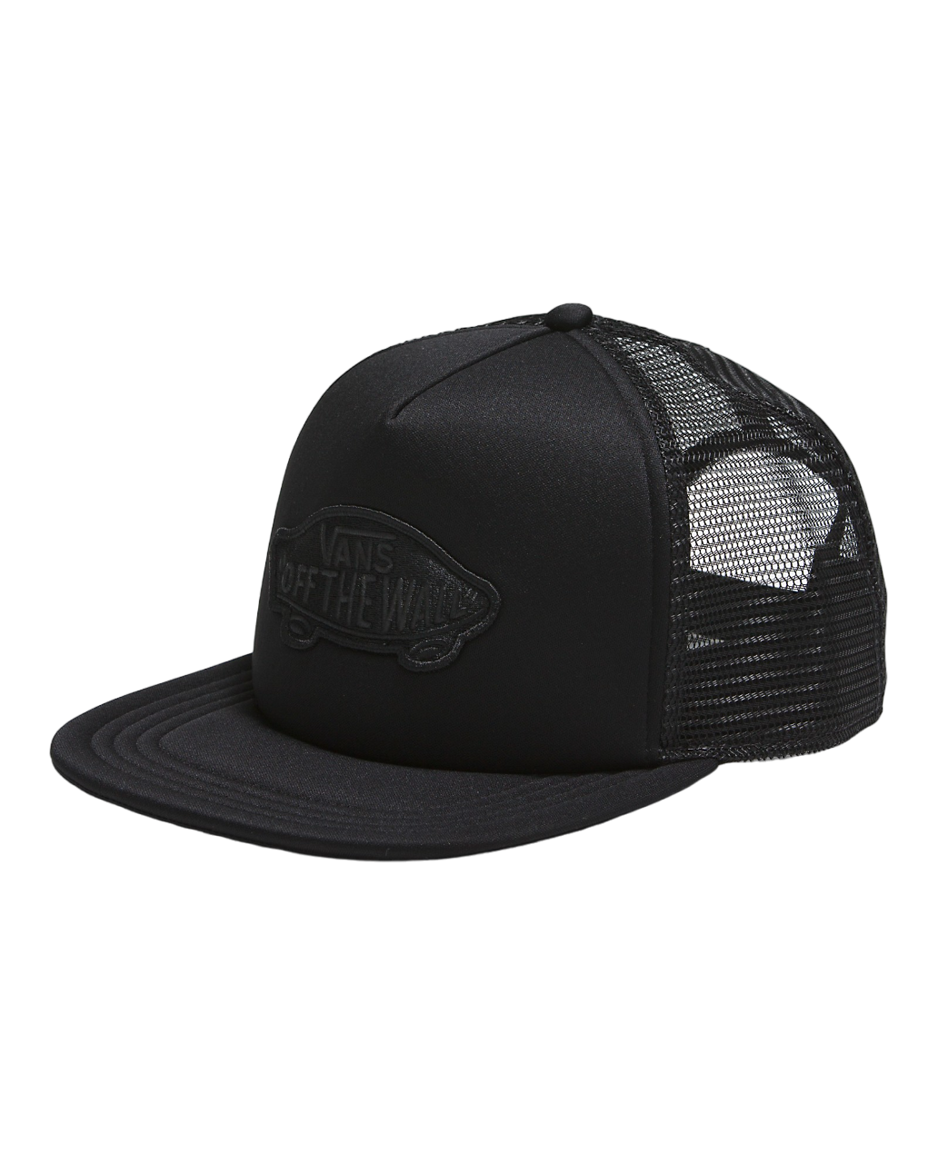 Classic Patch Trucker Hat - Black