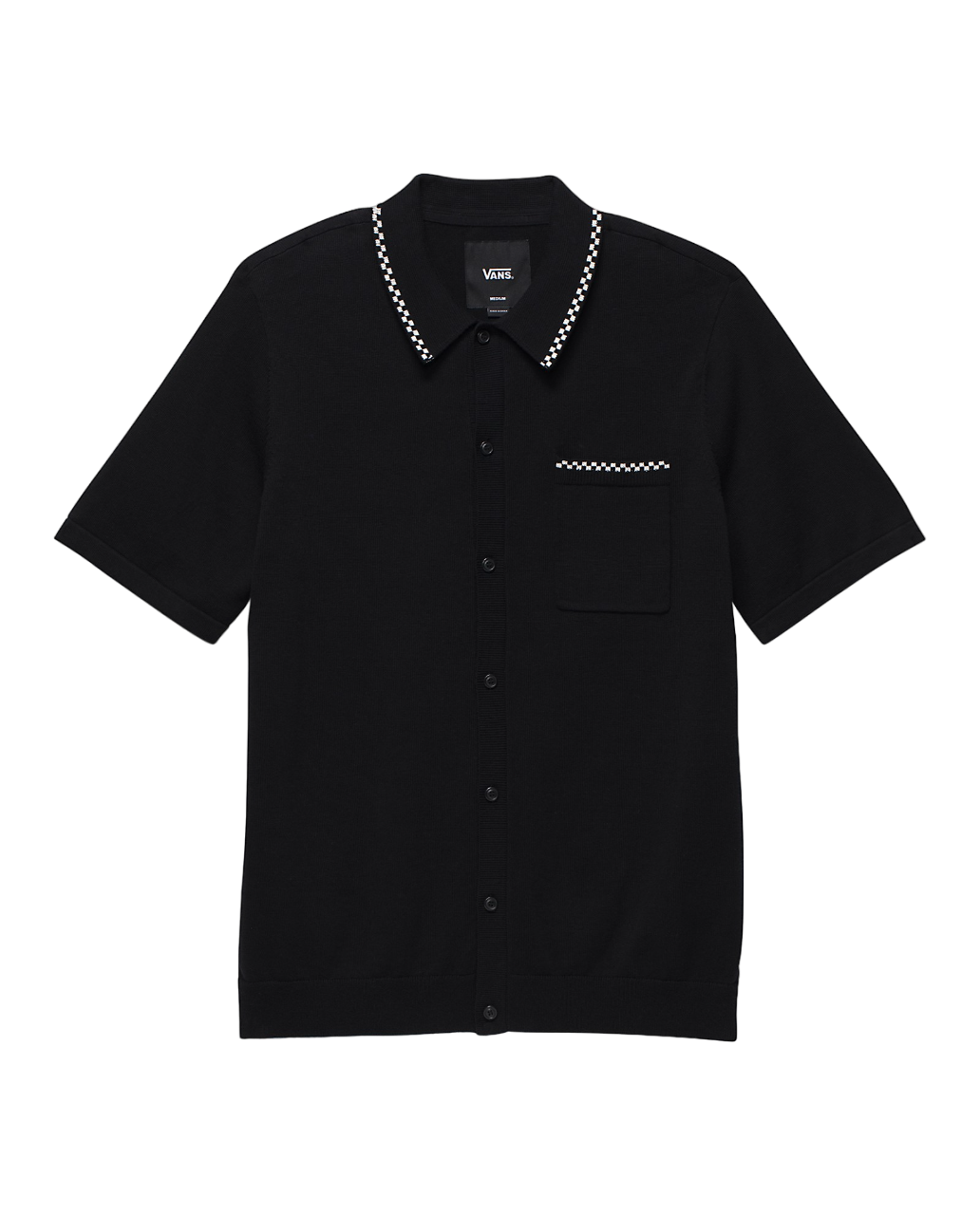 Baldwin Sweater Polo - Black