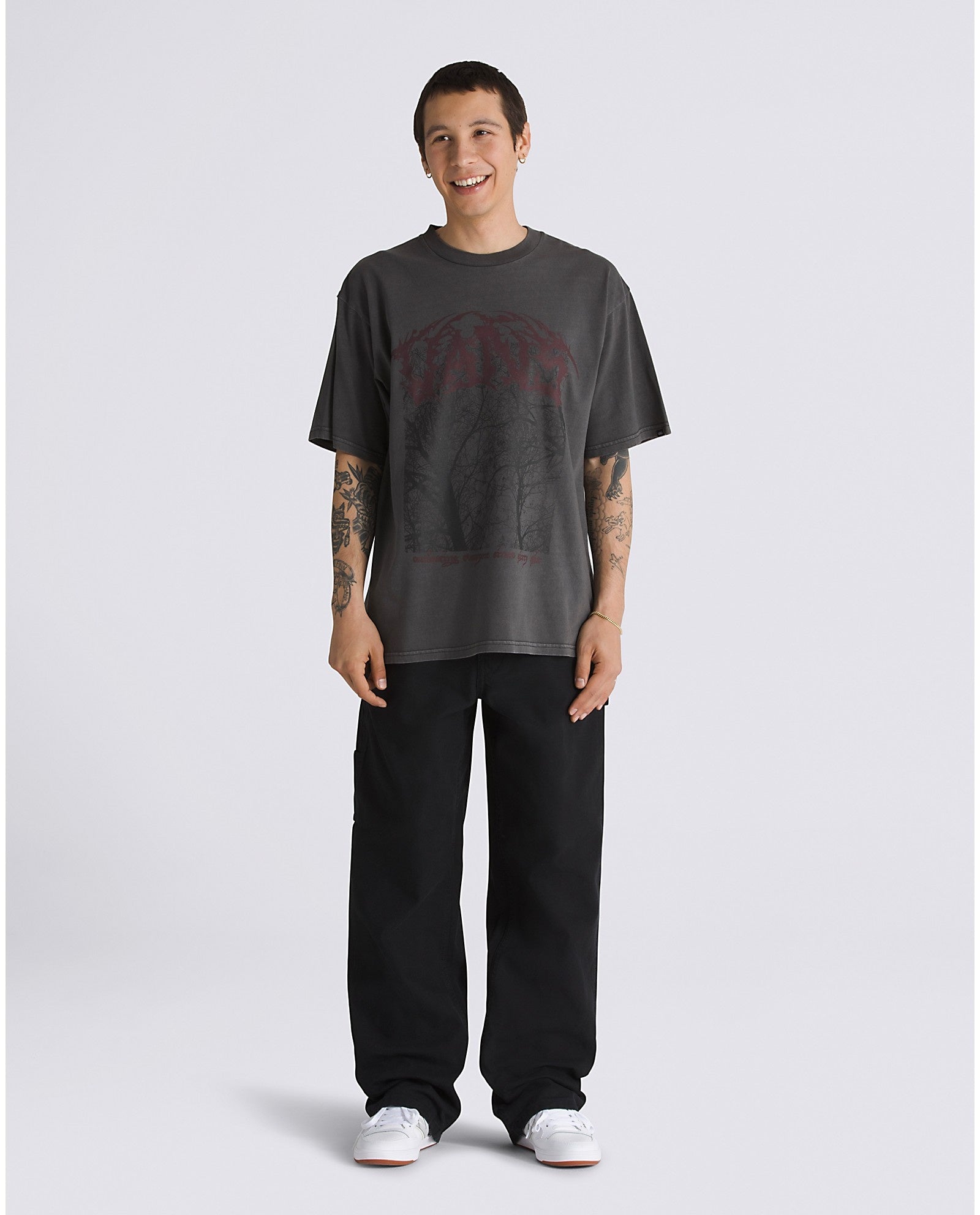 Halloween Loose Fit T-Shirt - Noir