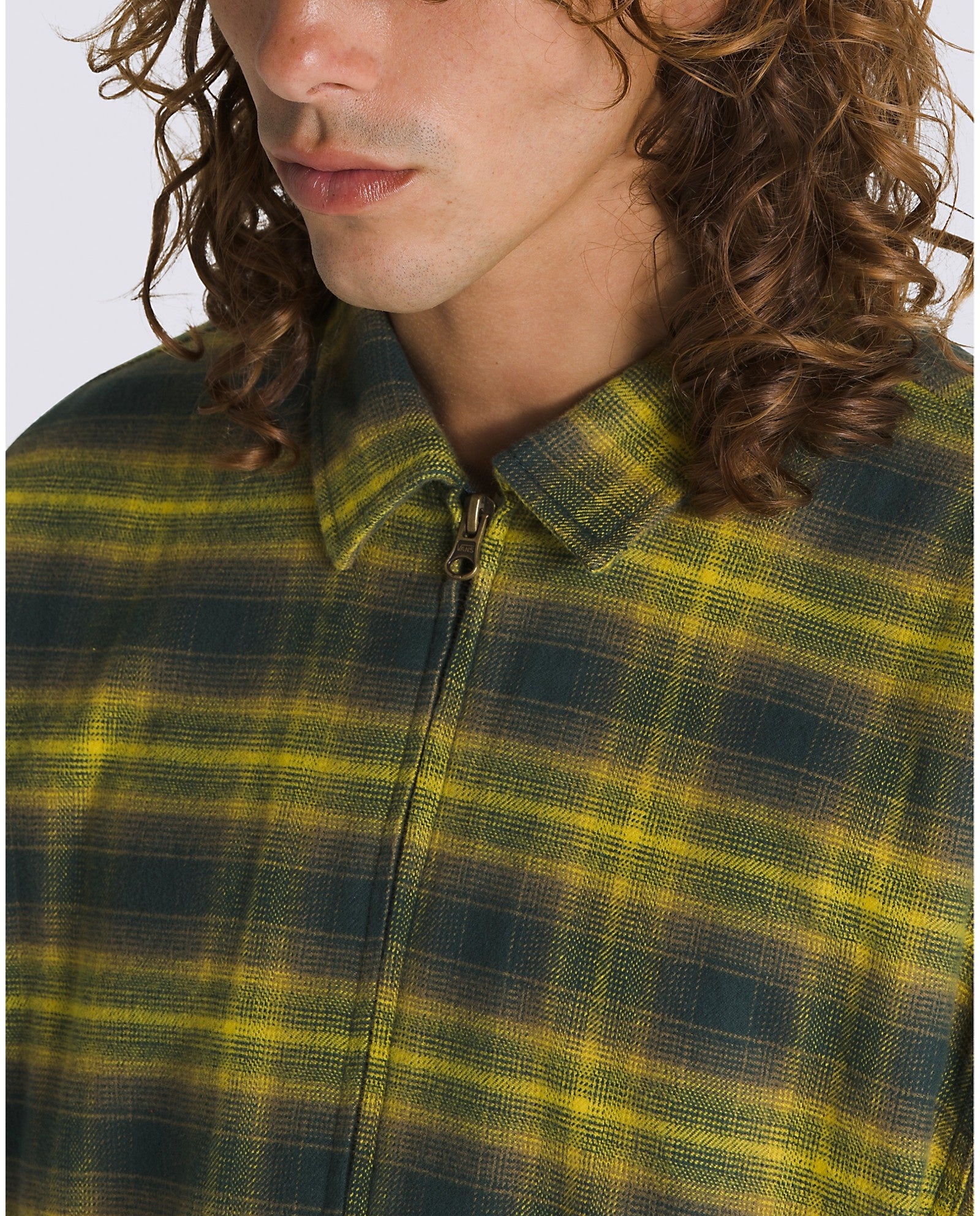 Chemise en flanelle zippée Montwood - Green Gables/Gothic Olive Green