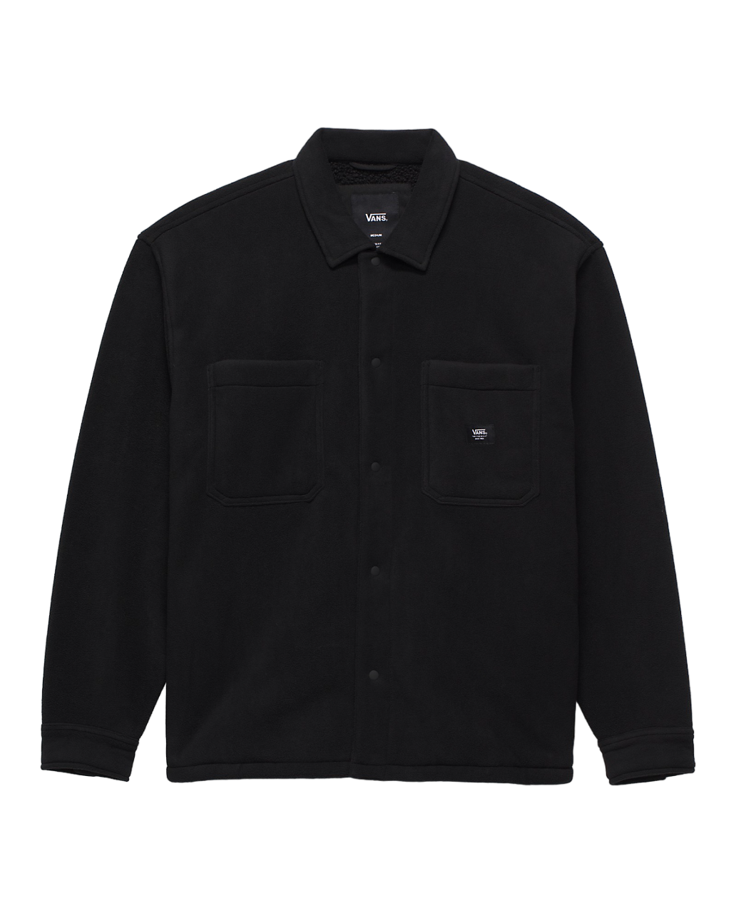 Penmar Heavyweight Polar Fleece Shacket - Black