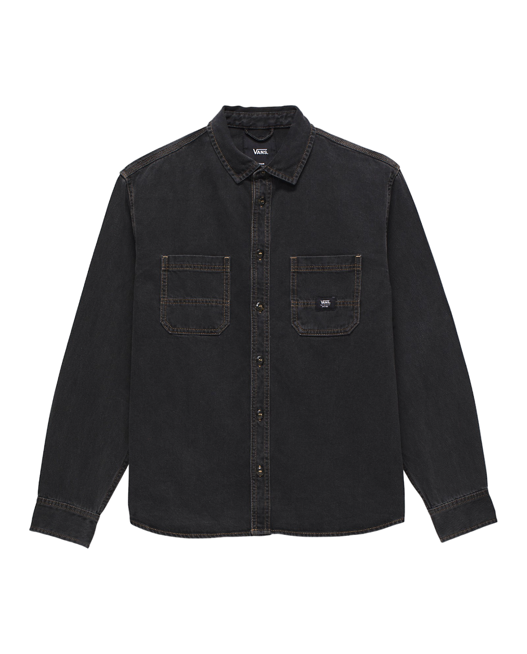 Stevens Denim Long Sleeve Woven Shirt - Pavement