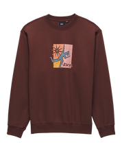 Style Guy Loose Crew Sweatshirt - Bitter Chocolate