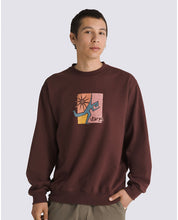 Style Guy Loose Crew Sweatshirt - Bitter Chocolate