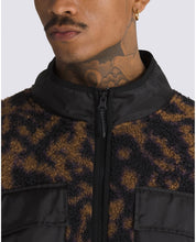 Debrusk Loose Sherpa Full Zip - Sepia/Black