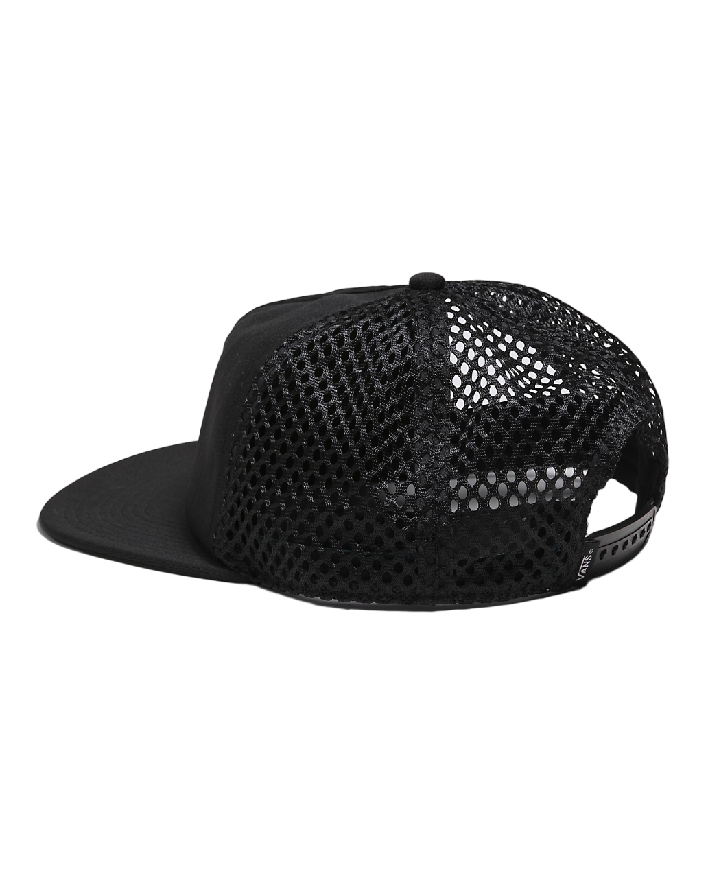 Retro Unstructured Trucker Hat - Black