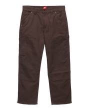 AVE Skate Drill Chore Loose Carpenter Pants - Chocolate Brown