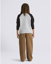 Kids Check-5 Baggy Denim Pants - Sepia