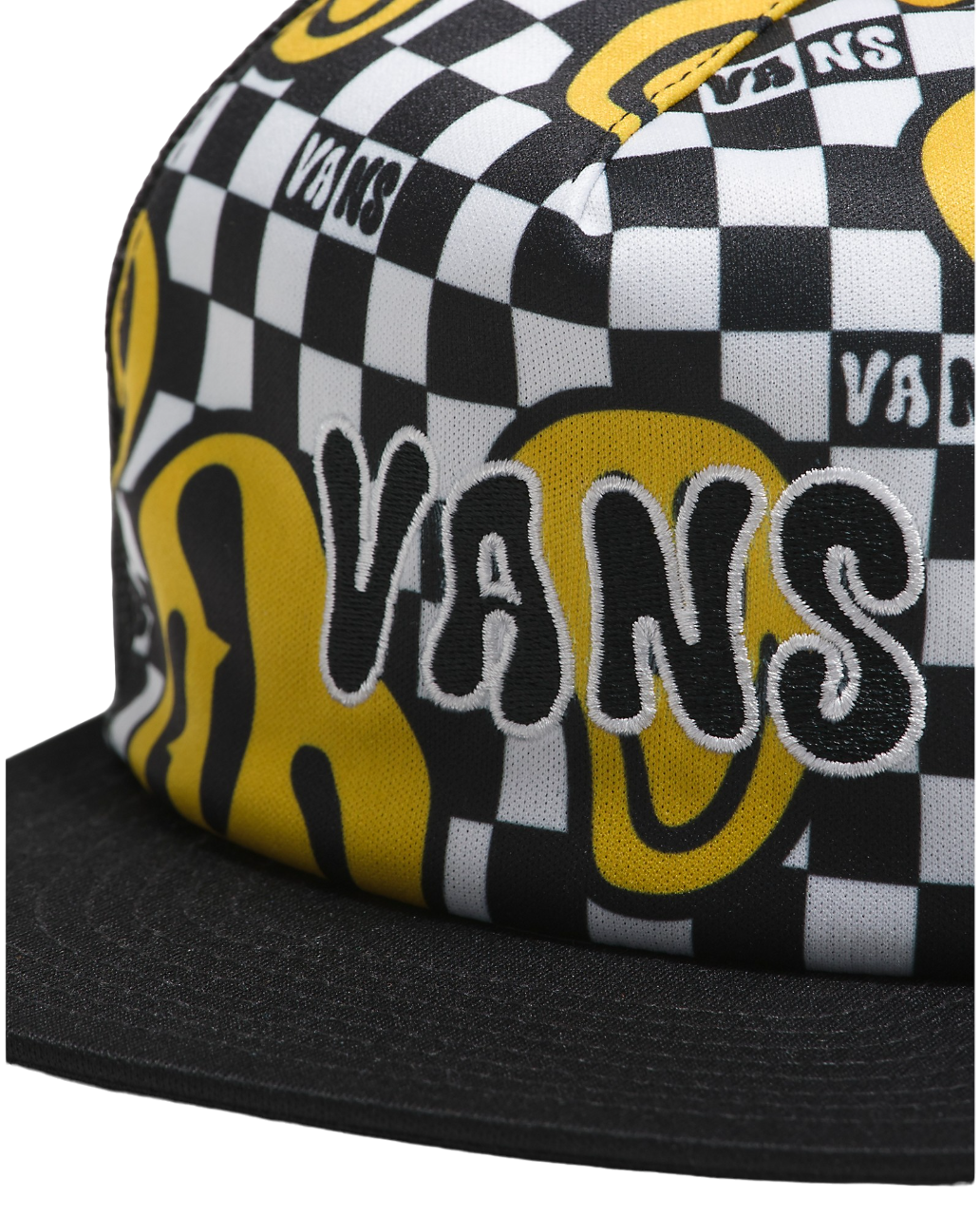 Casquette de camionneur rétro non structurée Vans pour enfants - Chrome citron