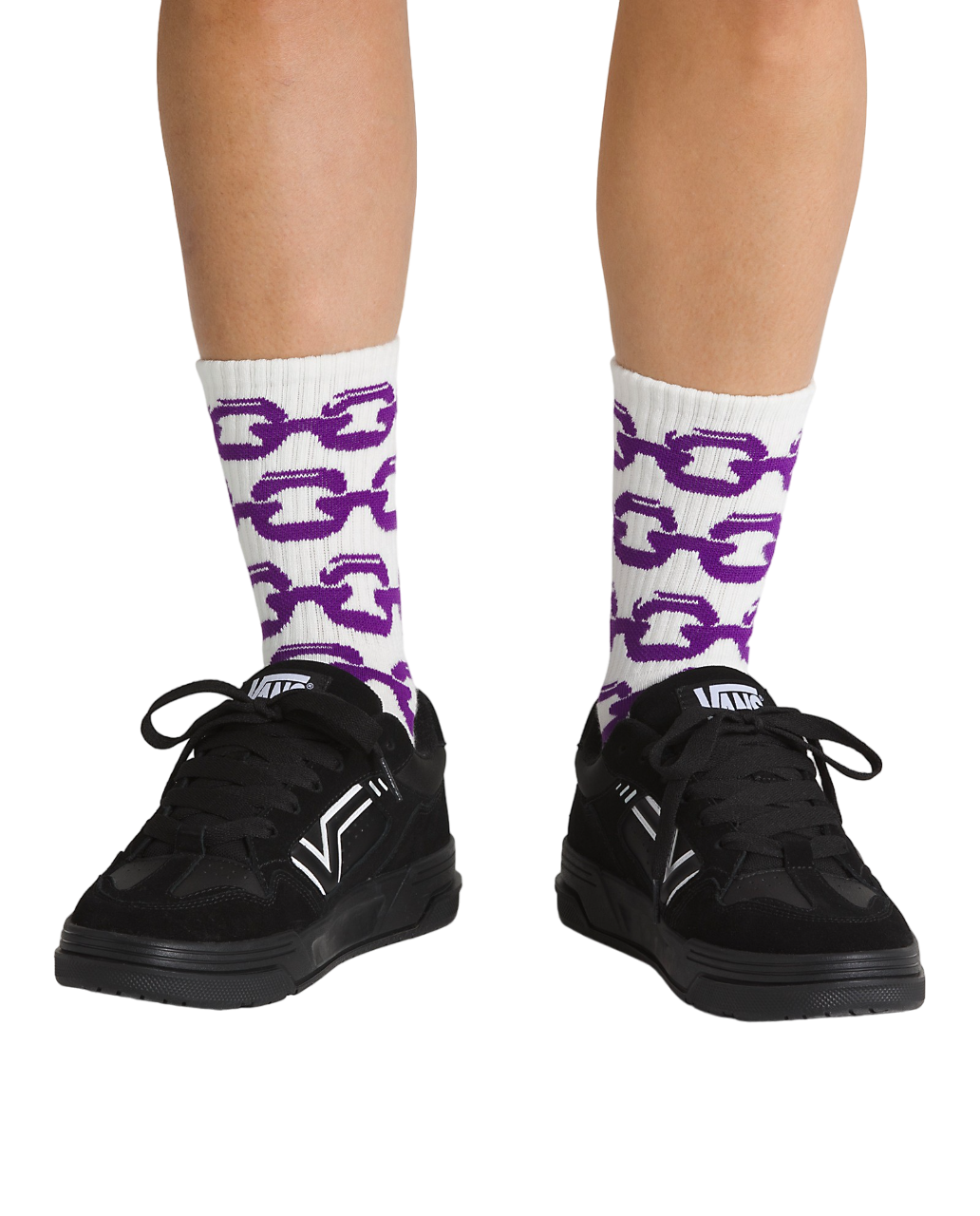 Skate Chain Crew Sock - Marshmallow (6.5-10)