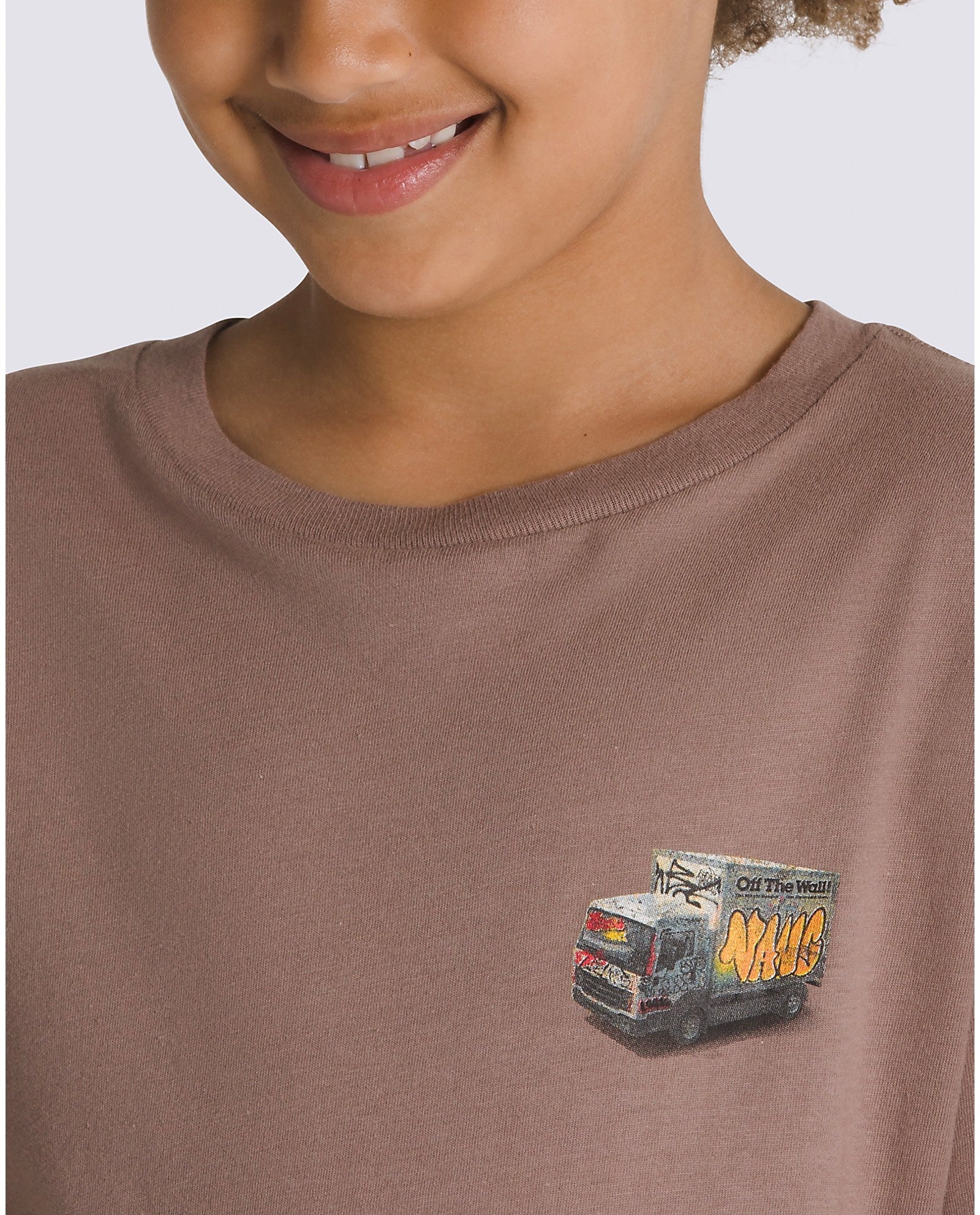 Kids Movin On Up T-Shirt - Deep Taupe Brown