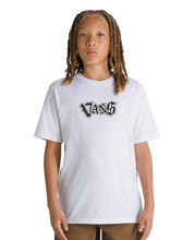 T-shirt Halloween brisé pour enfants (brillant dans le noir) - Blanc