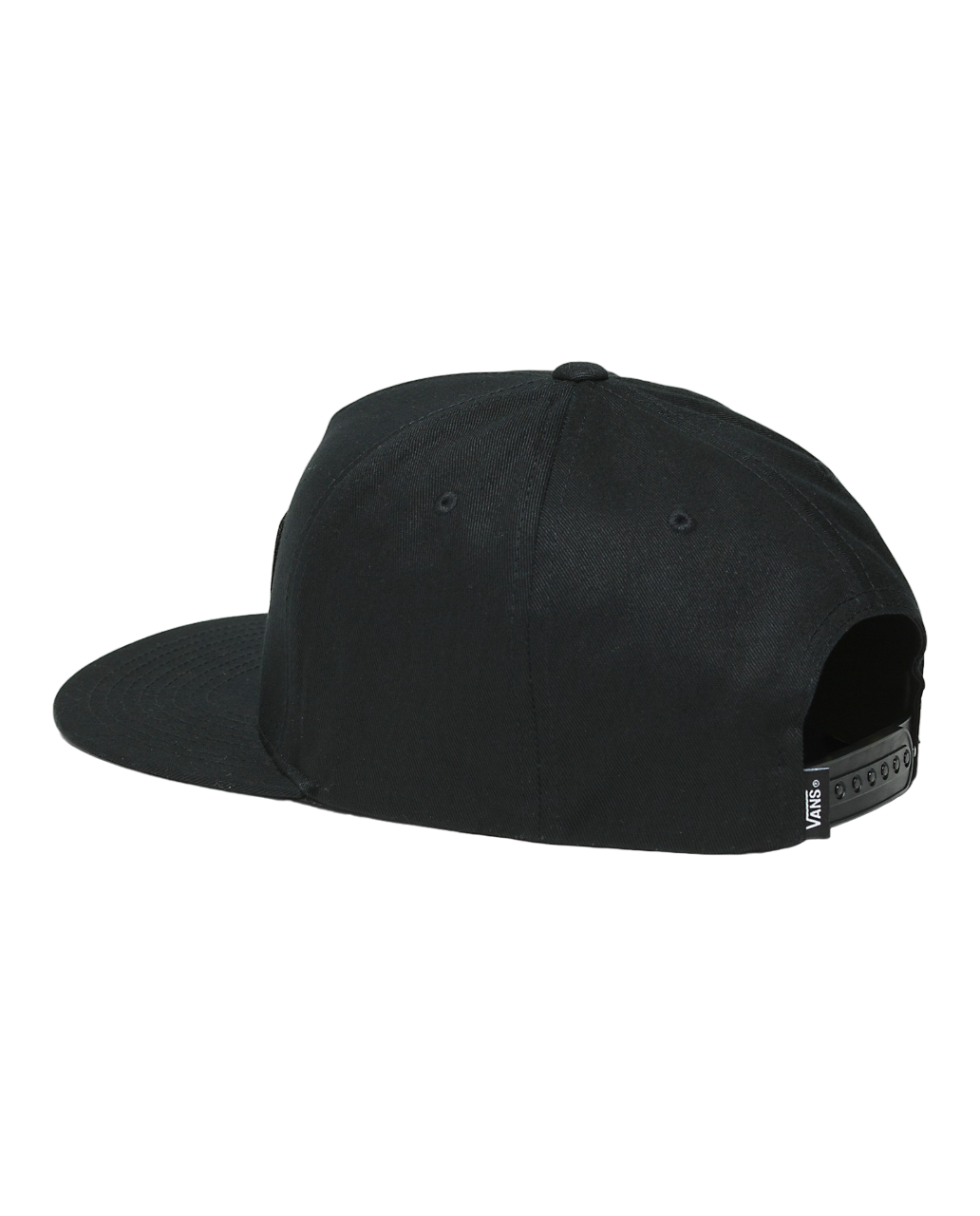 Full Patch Snapback Hat - True Black