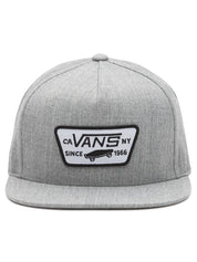 Full Patch Snapback Hat - Heather Grey