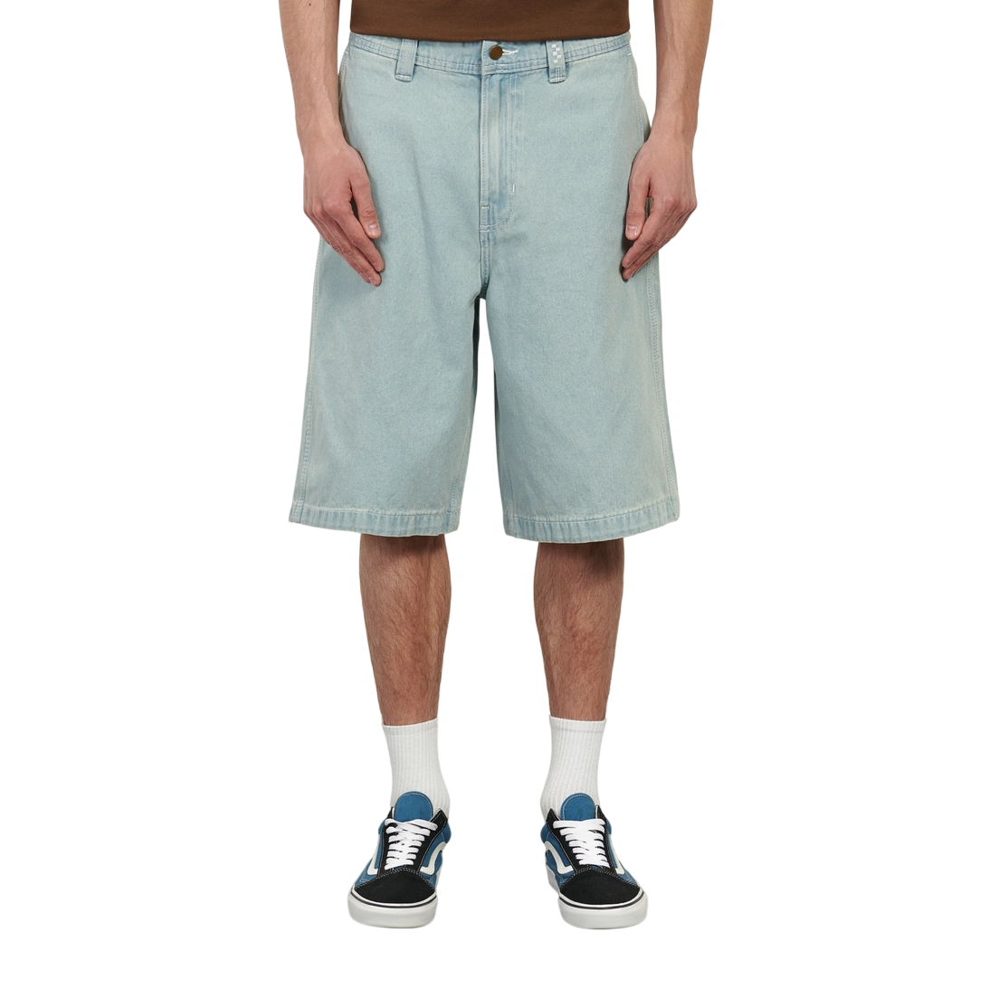 Authentic Chino Baggy Shorts - Light Stonewash