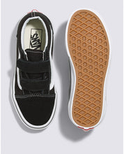 Old Skool V pour enfants - Noir/Blanc véritable 