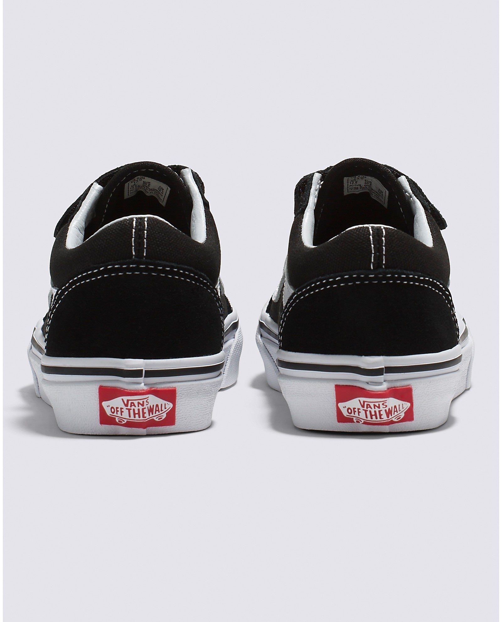 Old Skool V pour enfants - Noir/Blanc véritable 