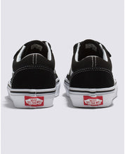 Old Skool V pour enfants - Noir/Blanc véritable 