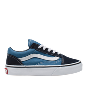 Old Skool pour enfants - Bleu marine/blanc véritable 