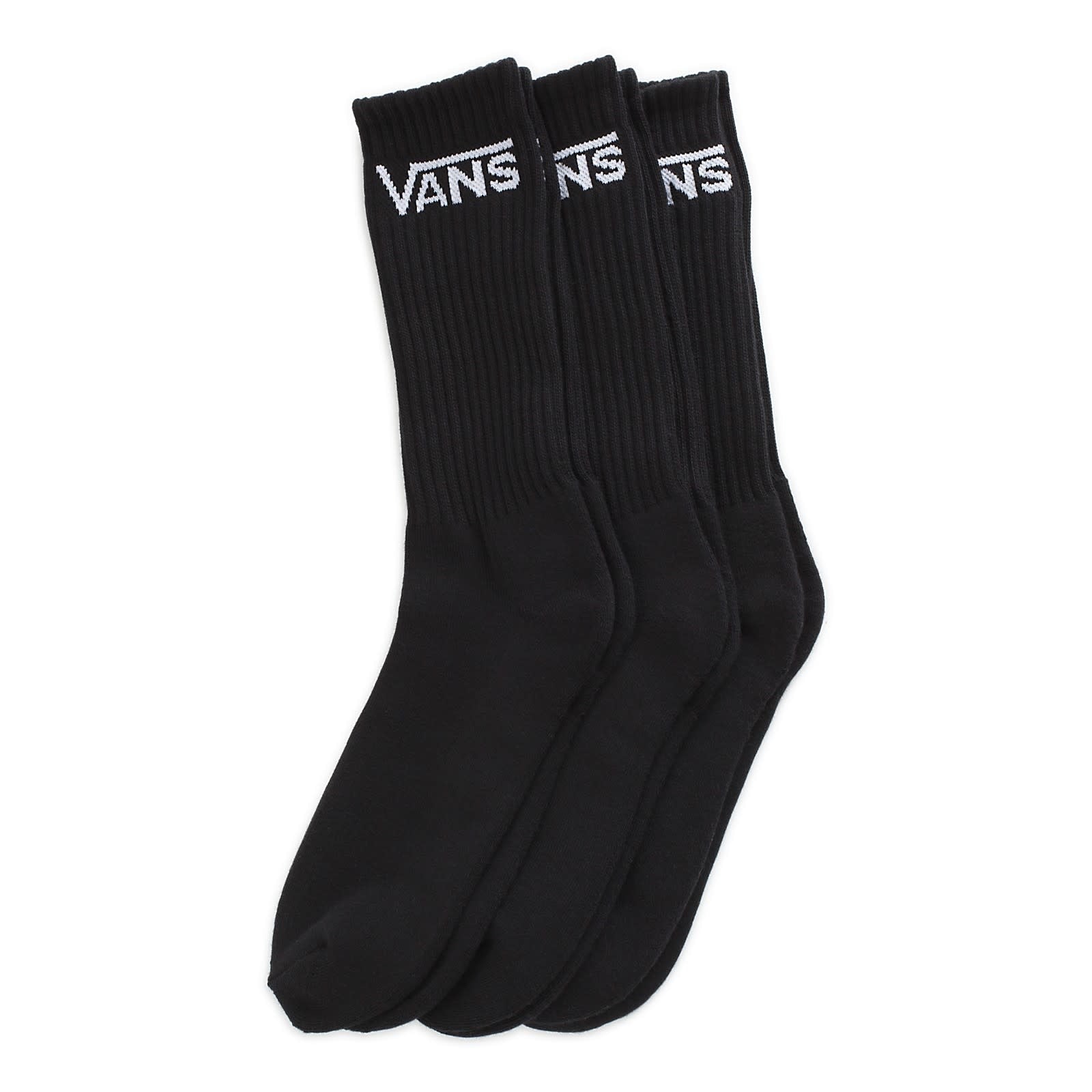 Classic Crew Socks 3 Pack - Black