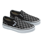 Kids Slip-On Checkerboard - Black/Pewter